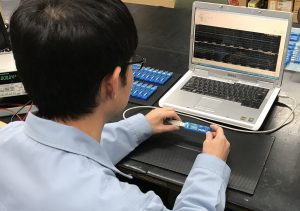 検査工程_小型温湿度 データロガー LS350-TH」